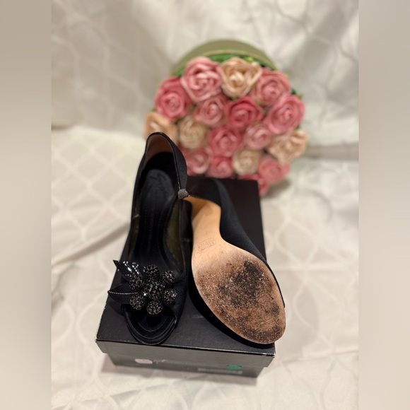 Giuseppe Zanotti Vintage Black pumps heels Sandals Heels Size EUR 37/ US 7 Y2K - Picture 5 of 6